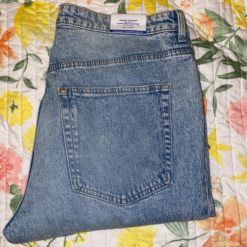 H&M denim Vintage Straight High Waist
